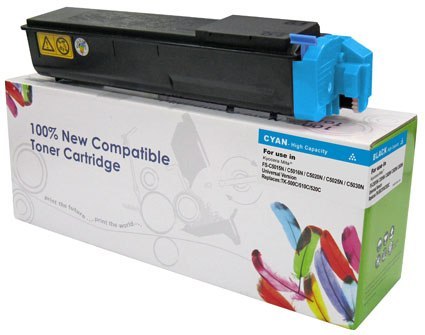 Toner Cartridge Web Cyan Kyocera TK500/TK510/TK520 zamiennik TK-500C/TK510C/TK520C