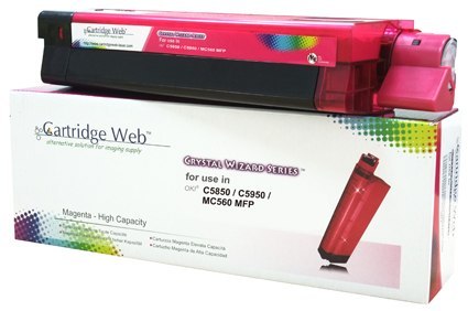 Toner Cartridge Web Magenta OKI C5850 zamiennik 43865722