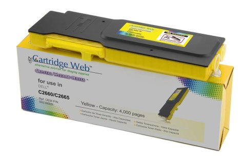 Toner Cartridge Web Yellow Dell 2660 zamiennik 593-BBBR