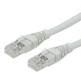 Patchcord S/FTP A-LAN KKS6ASZA1.0 (RJ45 - RJ45 ; 1m; S/FTP; kat. 6a; kolor szary)