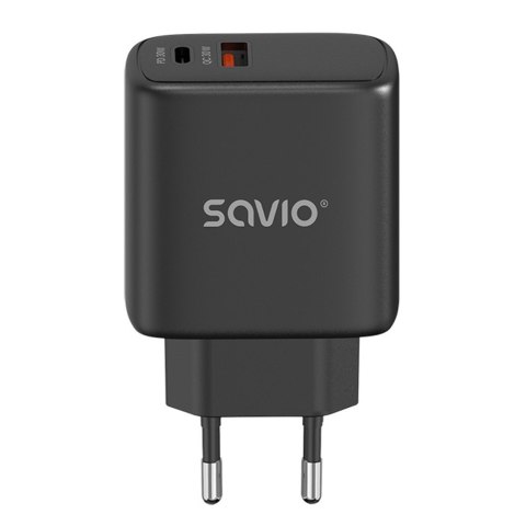 SAVIO ŁADOWARKA SIECIOWA 30W QUICK CHARGE, POWER DELIVERY 3.0 LA-06/B