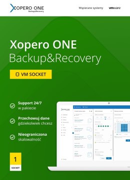 Xopero ONE 1x Virtual Agent Per Socket + Maintanance & Support Standard - 1 month