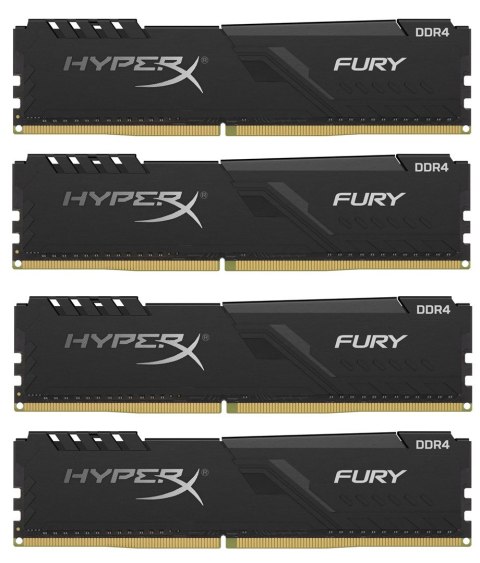 KINGSTON HyperX FURY DDR4 4x16GB 2666MHz Black