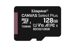 Karta pamięci Kingston Canvas Select Plus SDCS2/128GBSP (128GB; Class 10, Class A1; Karta pamięci)