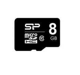 Karta pamięci Silicon Power microSDHC 8GB Class 10 + ADAPTER microSD-SD (SP008GBSTH010V10SP)