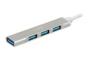 HUB I-BOX 4-PORTOWY USB3.0 + USB 2.0, SLIM