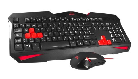 Zestaw klawiatura + mysz TACENS Mars MCP1 TACMARSMCP1 (USB 2.0; (EU); kolor czarny; optyczna)