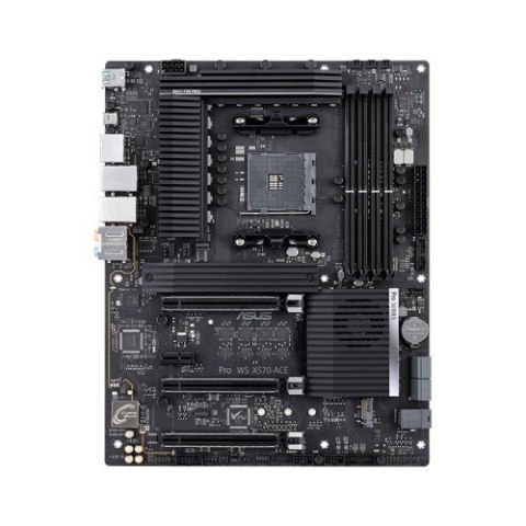 ASUS WS C621E SAGE AMD AM4 X570, 3xPCIe 4.0 x16, 14 with Dr. MOS power stage, 4x DDR4 3200 ECC , Intel Gigabit LAN, 2x M.2, 1x U