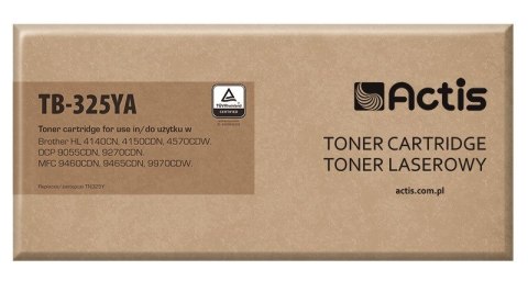 Toner ACTIS TB-325YA (zamiennik Brother TN-325Y; Standard; 3500 stron; żółty)