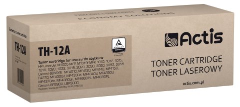 Toner ACTIS TH-12A (zamiennik HP 12A Q2612A, Canon FX-10, Canon CRG-703; Standard; 2000 stron; czarny)