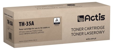 Toner ACTIS TH-35A (zamiennik HP 35A CB435A, Canon CRG-712; Standard; 1500 stron; czarny)