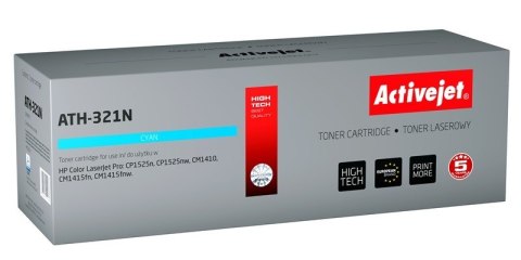 Toner Activejet ATH-321N (zamiennik HP 128A CE321A; Supreme; 1300 stron; niebieski)