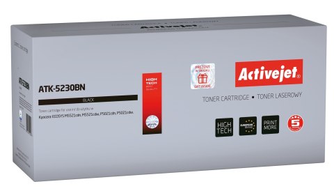 Toner Activejet ATK-5230BN (zamiennik Kyocera TK-5230K; Supreme; 2600 stron; czarny)