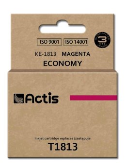 Tusz ACTIS KE-1813 (zamiennik Epson T1813; Standard; 15 ml; czerwony)