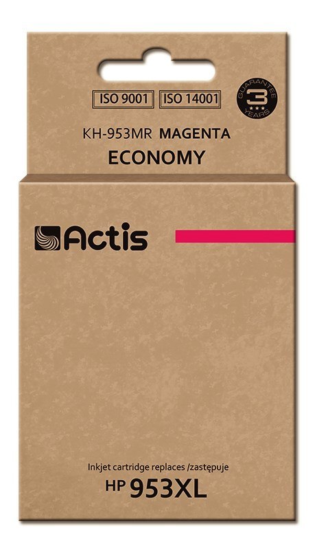 Tusz Actis KH-953MR (zamiennik HP 953XL F6U17AE; Standard; 25ml; czerwony) - Nowy Chip