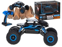 Samochód RC zdalnie sterowany Rock Crawler HB 2,4GHz 1:18 niebieski