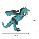 Dinozaur RC Smok zdalnie sterowany na pilota - chodzi ryczy zionie parą 41 cm