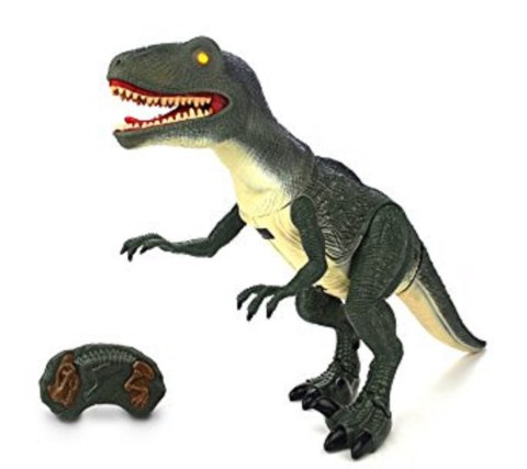 Dinozaur RC Velociraptor zdalnie sterowany na pilota + dźwięki