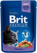 Brit Cat Pouches 1200g Family Plate (12x100g)