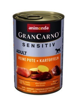 ANIMONDA Grancarno Sensitiv smak: indyk z ziemniakami 400g