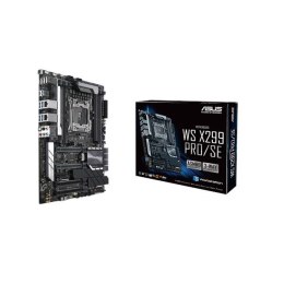 ASUS WS X299 PRO/SE, 1x Socket 2066 Core, Intel X299, 8x DIMM DDR4 4200(O.C.)/2933 Non-ECC, ASPEED AST2500 64MB, 5x PCIe 3.0, NV