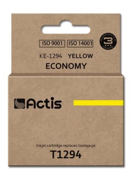 Tusz ACTIS KE-1294 (zamiennik Epson T1294; Standard; 15 ml; żółty)