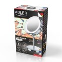 Adler AD 2159 Lusterko LED z podświetleniem stojące na nóżce kosmetyczne do makijażu powiększające