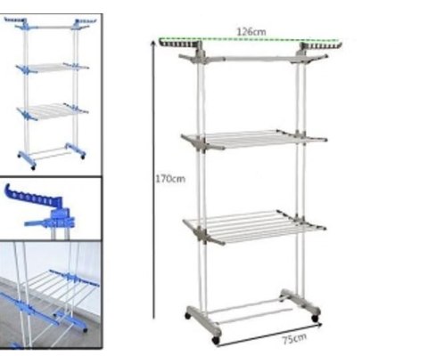 Suszarka na bieliznę odzież 3-poziomy pionowa