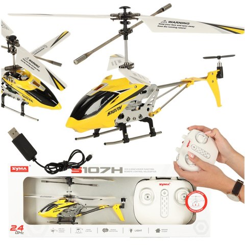 Helikopter RC SYMA zdalnie sterowany S107H 2.4GHz RTF żółty