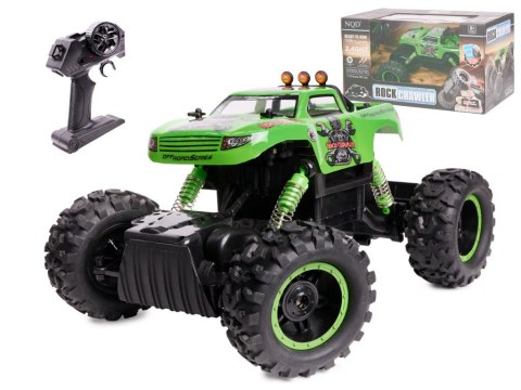 Samochód RC zdalnie sterowany NQD ROCK CRAWLER KING 1:12 USB zielony