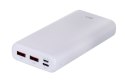 PowerBank Silicon Power Cell C20QC 20000mAh QC3.0+PD Micro USB typ B USB 3.0 USB-C kolor biały (SP20KMAPBKC20QCW)