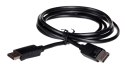 Kabel SAVIO CL-137 (DisplayPort M - DisplayPort M; 3m; kolor czarny)