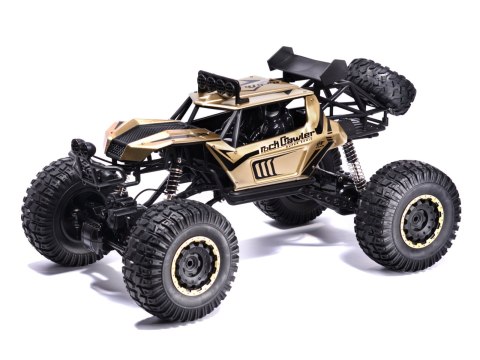 Samochód RC zdalnie sterowany Rock Crawler 2,4GHz 1:8 51cm metal złoty