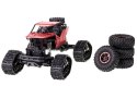 Samochód RC zdalnie sterowany Rock Crawler 4x4 LHC012 auto 2w1 czerwony