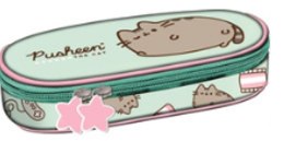 Piórnik szkolny usztywniany saszetka z klapką Pusheen Mint