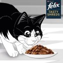 Purina Felix Tasty Shreds z Wołowiną i z Kurczakiem 4x80g