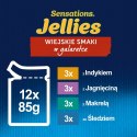 Purina Karma Felix Sensations Indyk,Makrela,jagnięc 12x85g