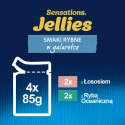 Purina Karma Felix Sensations smaki rybne 4x85g