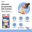 Przysmak Inaba CHURU Tuńczyk z wołowiną dla kota 4x14g