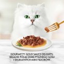 Purina Gourmet Gold Sauce Delight mokra karma dla kota z wołowiną 85g