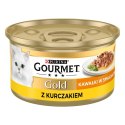 Purina Gourmet Gold Sauce Delights mokra karma dla kota z kurczakiem 85g