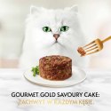 Purina Gourmet Gold Savoury Cake mokra karma dla kota z jagnięcina i zieloną fasolą 85g