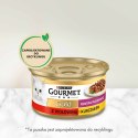 Purina Gourmet Gold Wołowina z kurczakiem mix kawałków na parze i w sosie 85g