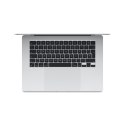 Apple 15-inch MacBook Air: Apple M3 chip with 8-core CPU and 10-core GPU, 16GB, 256GB SSD - Silver