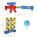 Strzelanie do celu ruchoma tarcza pistolet piłki