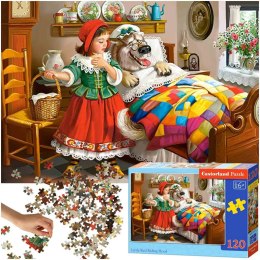 CASTORLAND Puzzle 120 elementów Little Red Riding Hood - Czerwony Kapturek 6+