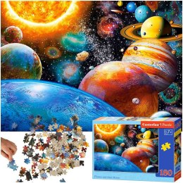 CASTORLAND Puzzle 180 elementów Planets and their Moons - Planety i ich księżyce 7+