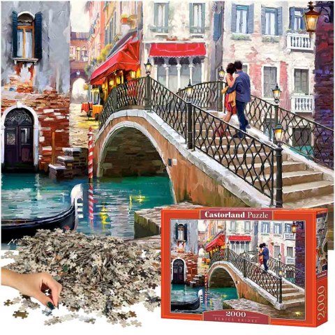 CASTORLAND Puzzle 2000 elementów Venice Bridge - Wenecki Most 92x68cm