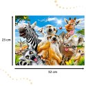 CASTORLAND Puzzle 260 elementów African Selfiey - Afrykańskie zwierzęta 8+