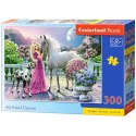 CASTORLAND Puzzle 300 elementów My Friend Unicorn - Mój przyjaciel Jednorożec 8+